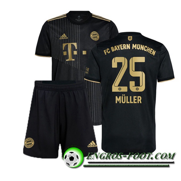 Maillot de Foot Bayern Munich (Muller 25) Enfant Exterieur 2021/2022