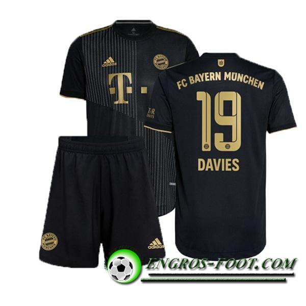 Maillot de Foot Bayern Munich (Davies 19) Enfant Exterieur 2021/2022