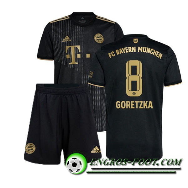 Maillot de Foot Bayern Munich (Goretzka 8) Enfant Exterieur 2021/2022