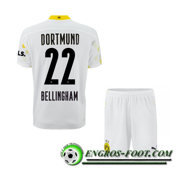 Maillot de Foot Dortmund BVB (Bellingham 22) Enfant Third 2021/2022