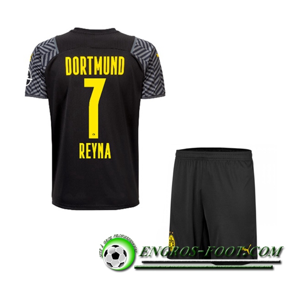 Maillot de Foot Dortmund BVB (Reyna 7) Enfant Exteieuir 2021/2022