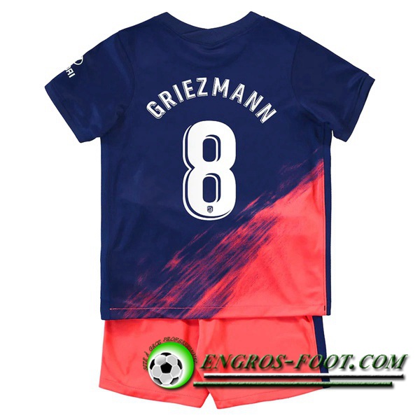 Maillot de Foot Atletico Madrid (Griezmann 8) Enfant Exterieur 2021/2022