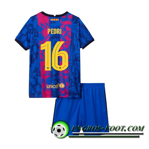 Maillot de Foot FC Barcelone (Pedri 16) Enfant Third 2021/2022