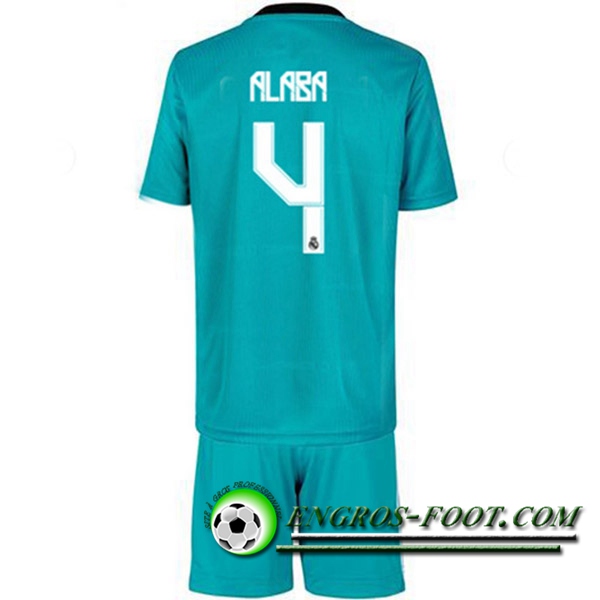 Maillot de Foot Real Madrid (Alaba 4) Enfant Third 2021/2022