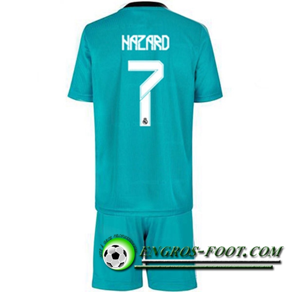 Maillot de Foot Real Madrid (Hazard 7) Enfant Third 2021/2022