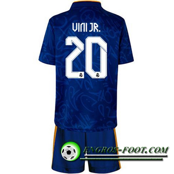 Maillot de Foot Real Madrid (Vini Jr 20) Enfant Exterieur 2021/2022