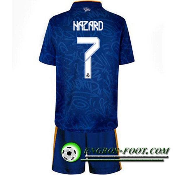 Maillot de Foot Real Madrid (Hazard 7) Enfant Exterieur 2021/2022