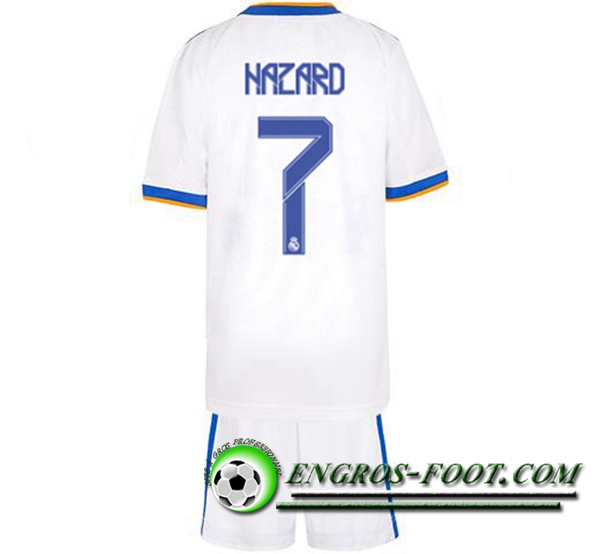 Maillot de Foot Real Madrid (Hazard 7) Enfant Domicile 2021/2022