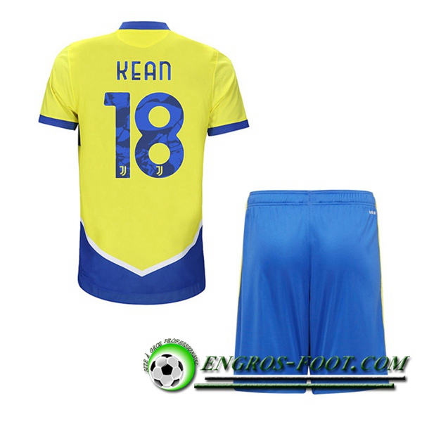 Maillot de Foot Juventus (KEAN 18) Enfant Third 2021/2022