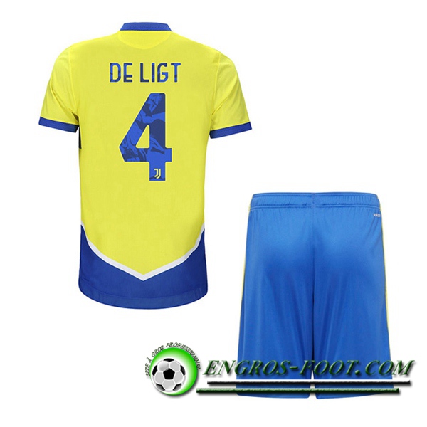 Maillot de Foot Juventus (DE LIGT 4) Enfant Third 2021/2022