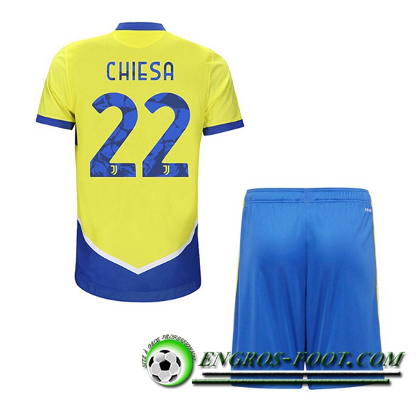 Maillot de Foot Juventus (CHIESA 22) Enfant Third 2021/2022