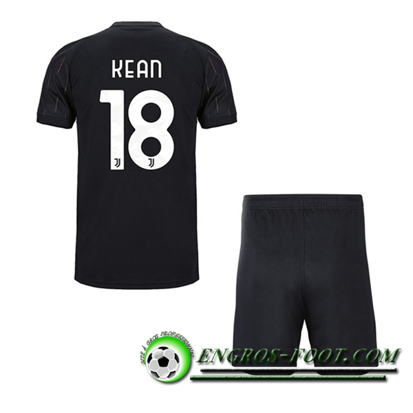 Maillot de Foot Juventus (KEAN 18) Enfant Exterieur 2021/2022