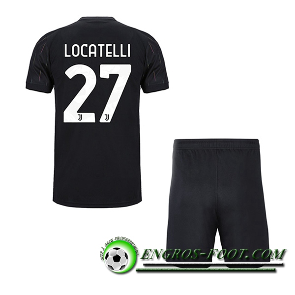 Maillot de Foot Juventus (LOCATELLI 27) Enfant Exterieur 2021/2022