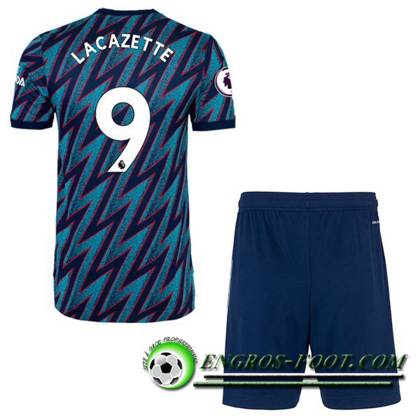 Maillot de Foot FC Arsenal (Alexandre Lacazette 9) Enfant Third 2021/2022