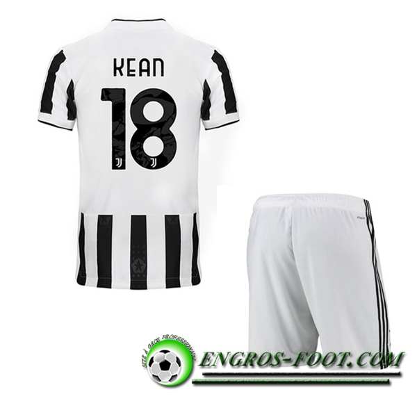 Maillot de Foot Juventus (KEAN 18) Enfant Domicile 2021/2022