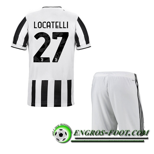 Maillot de Foot Juventus (LOCATELLI 27) Enfant Domicile 2021/2022