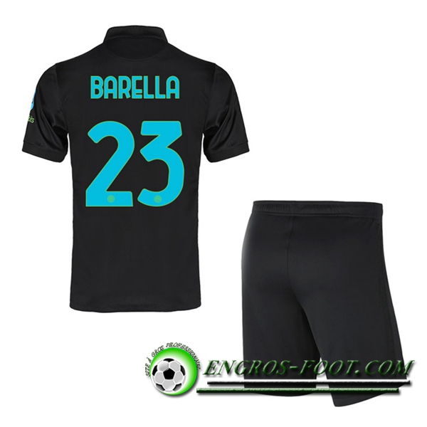 Maillot de Foot Inter Milan (BARELLA 23) Enfant Third 2021/2022