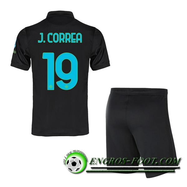 Maillot de Foot Inter Milan (J.CORREA 19) Enfant Third 2021/2022