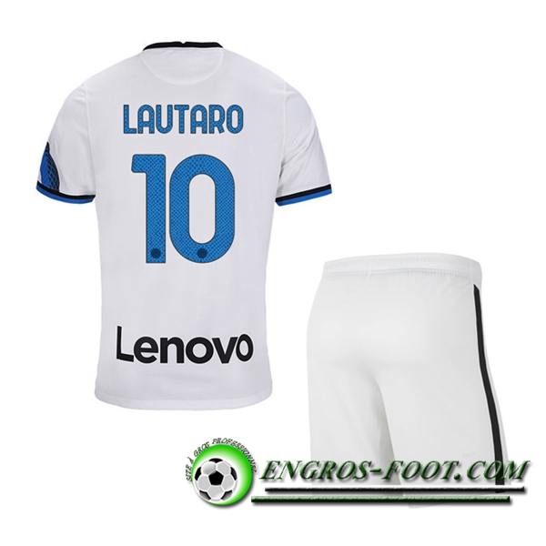 Maillot de Foot Inter Milan (LAUTARO 10) Enfant Exterieur 2021/2022