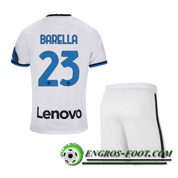 Maillot de Foot Inter Milan (BARELLA 23) Enfant Exterieur 2021/2022