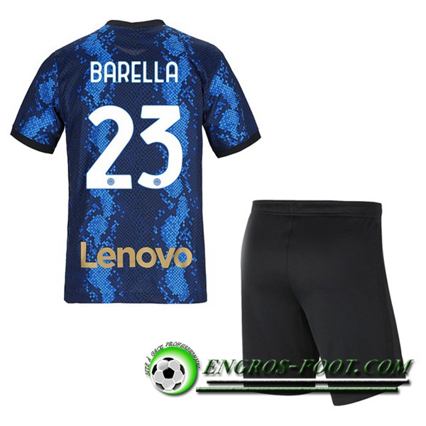 Maillot de Foot Inter Milan (BARELLA 23) Enfant Domicile 2021/2022