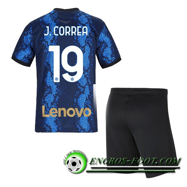 Maillot de Foot Inter Milan (J.CORREA 19) Enfant Domicile 2021/2022