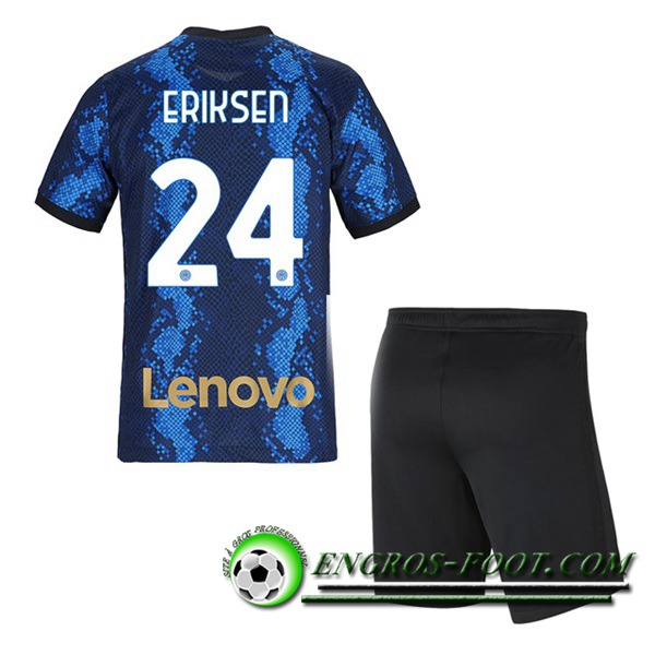 Maillot de Foot Inter Milan (ERIKSEN 24) Enfant Domicile 2021/2022