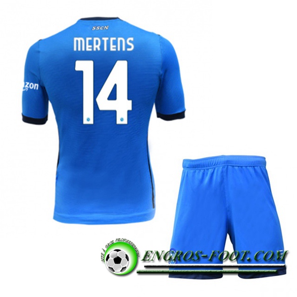 Maillot de Foot SSC Naples (MERTENS 14) Enfant Domicile 2021/2022