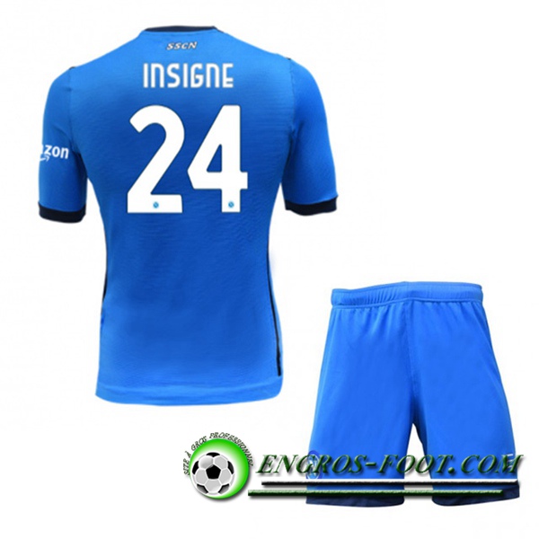 Maillot de Foot SSC Naples (INAIGNE 24) Enfant Domicile 2021/2022