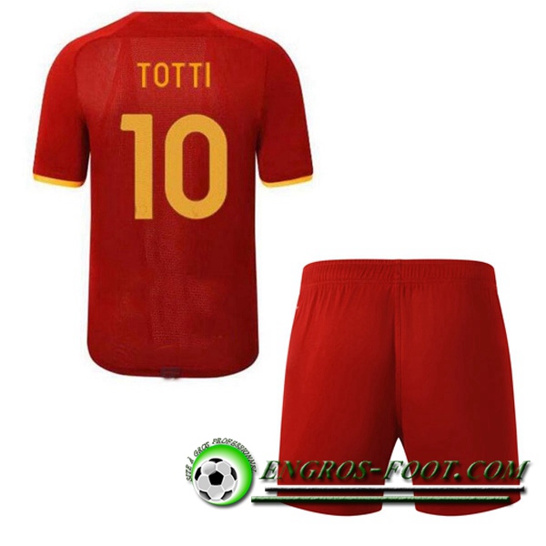 Maillot de Foot AS Rome (TOTTI 10) Enfant Third 2021/2022