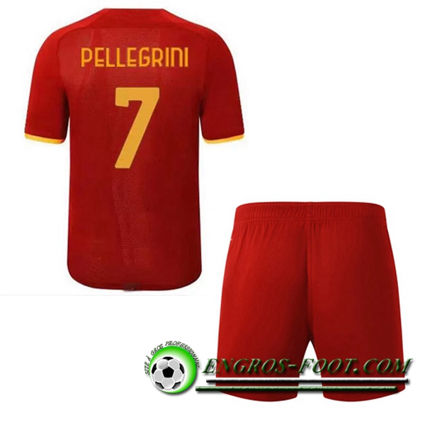 Maillot de Foot AS Rome (PELLEGRINI 7) Enfant Third 2021/2022