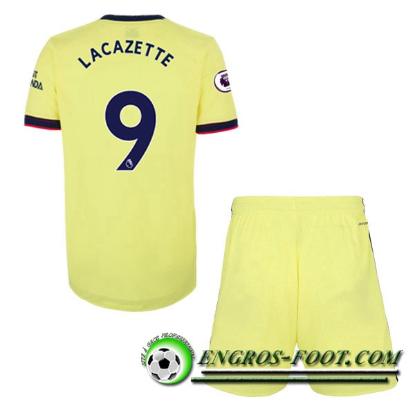 Maillot de Foot FC Arsenal (Alexandre Lacazette 9) Enfant Exterieur 2021/2022