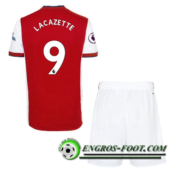 Maillot de Foot FC Arsenal (Alexandre Lacazette 9) Enfant Domicile 2021/2022