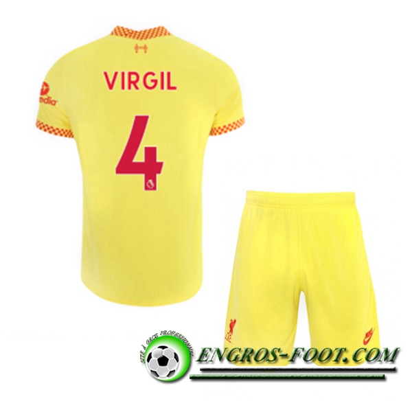 Maillot de Foot FC Liverpool (Virgil 4) Enfant Third 2021/2022