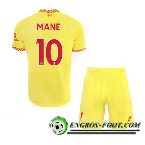 Maillot de Foot FC Liverpool (Sadio Mane 10) Enfant Third 2021/2022