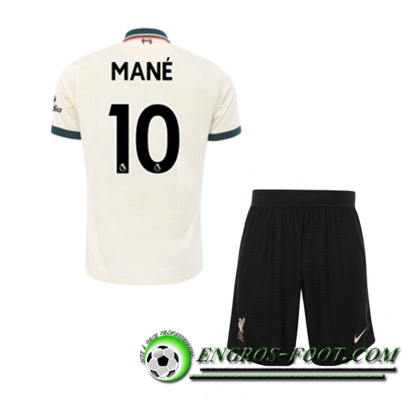 Maillot de Foot FC Liverpool (Sadio Mane 10) Enfant Exterieur 2021/2022