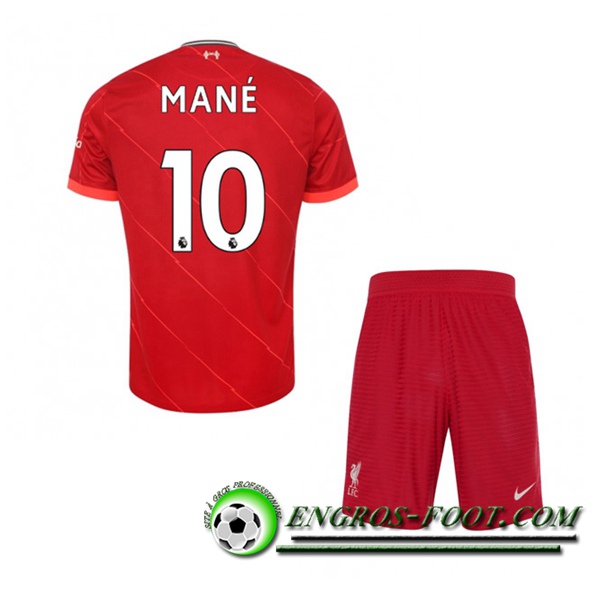 Maillot de Foot FC Liverpool (Sadio Mane 10) Enfant Domicile 2021/2022