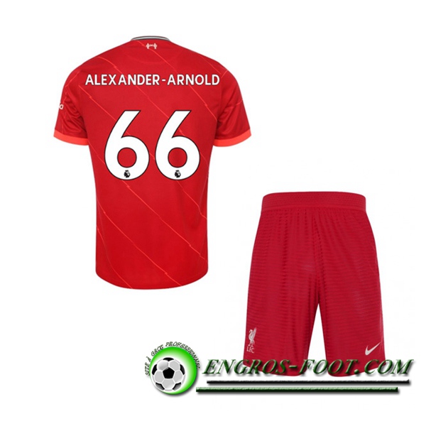 Maillot de Foot FC Liverpool (Alexander Arnold 66) Enfant Domicile 2021/2022