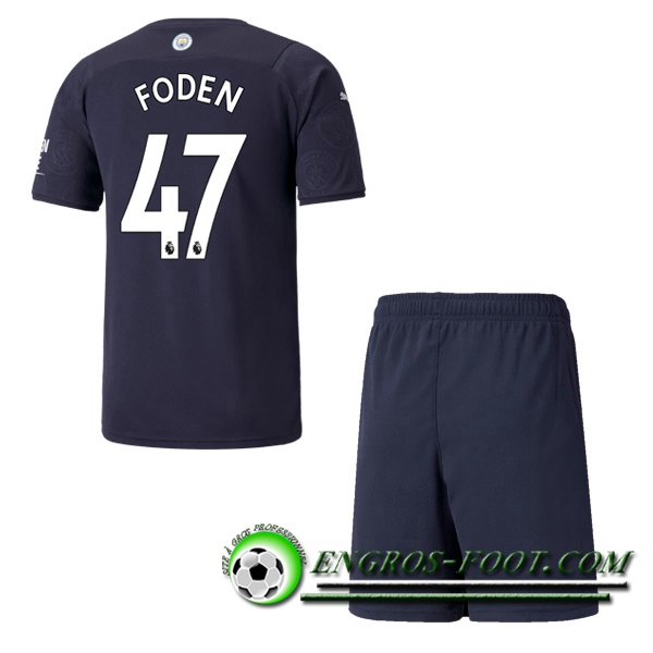 Maillot de Foot Manchester City (FODEN 47) Enfant Third 2021/2022