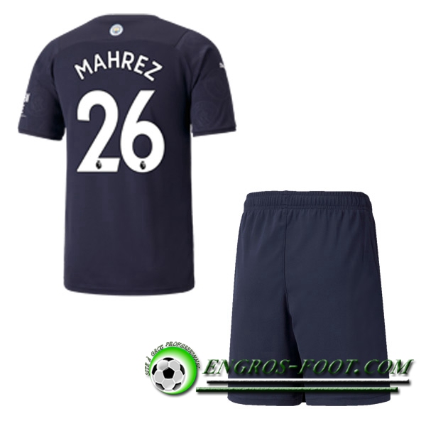 Maillot de Foot Manchester City (MAHREZ 26) Enfant Third 2021/2022