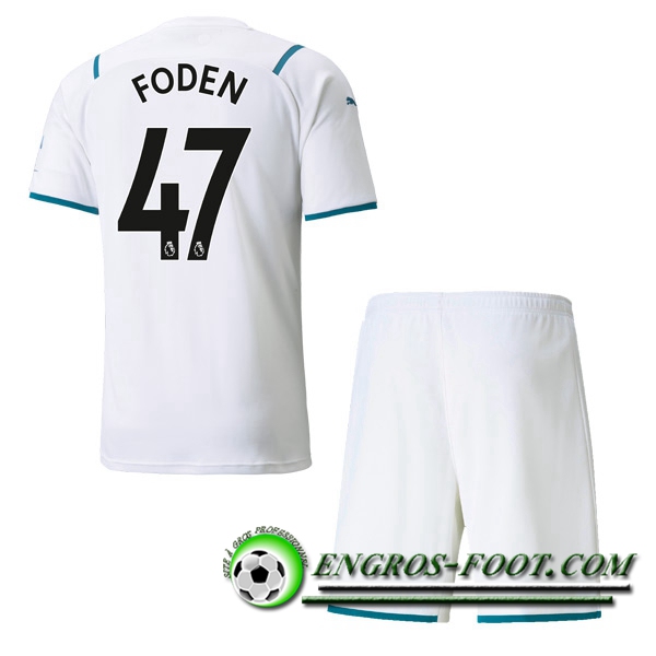 Maillot de Foot Manchester City (FODEN 47) Enfant Exterieur 2021/2022