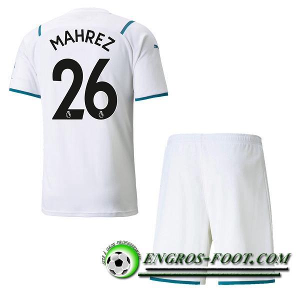 Maillot de Foot Manchester City (MAHREZ 26) Enfant Exterieur 2021/2022