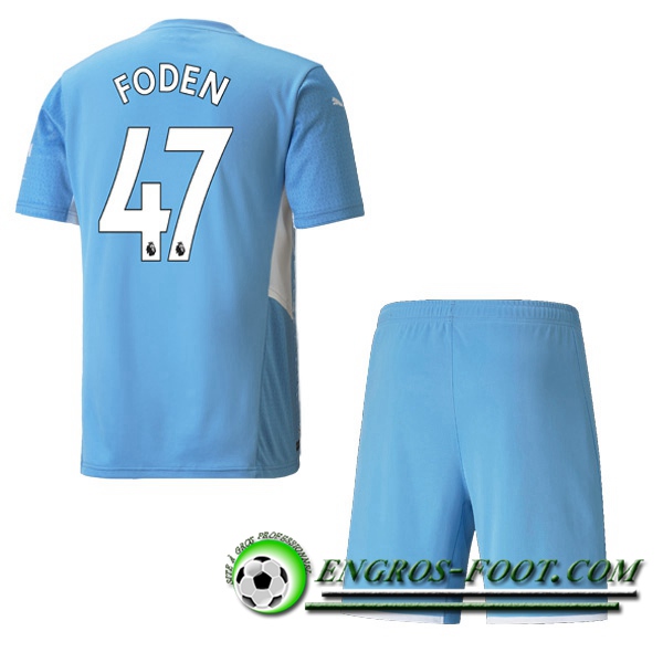 Maillot de Foot Manchester City (FODEN 47) Enfant Domicile 2021/2022