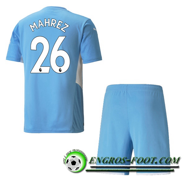 Maillot de Foot Manchester City (MAHREZ 26) Enfant Domicile 2021/2022