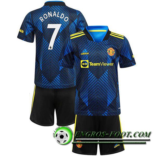 Maillot de Foot Manchester United (Ronaldo 7) Enfant Third 2021/2022