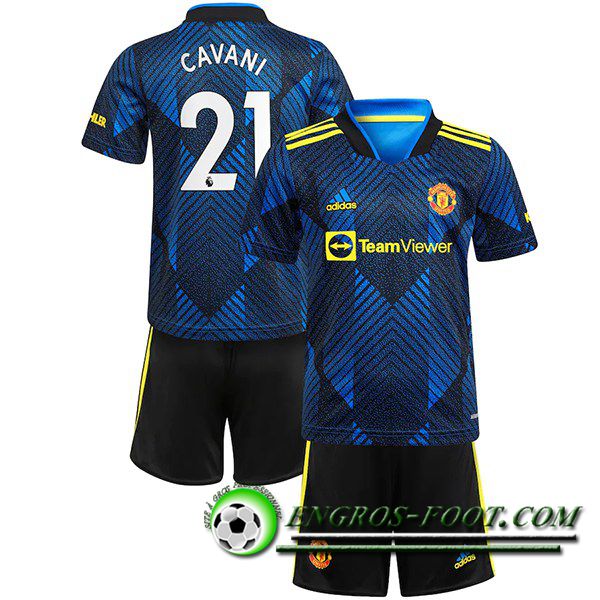 Maillot de Foot Manchester United (Cavani 21) Enfant Third 2021/2022