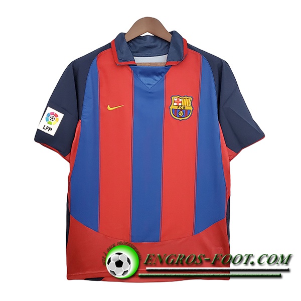 Maillot de Foot FC Barcelone Retro Domicile 2003/2004