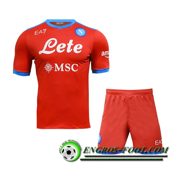 Maillot de Foot SSC Naples Enfant Thirdicile 2021/2022