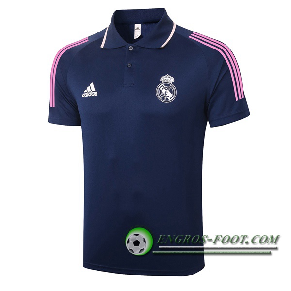 Polo Foot Real Madrid Bleu Royal 2020/2021