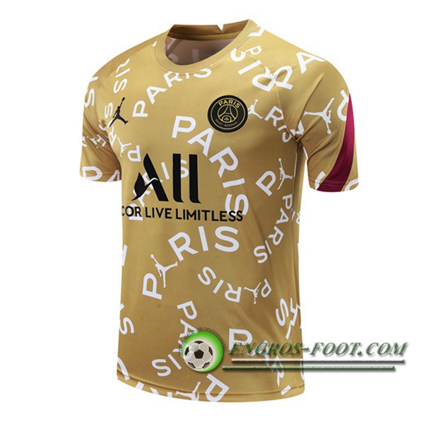 Training T-Shirts PSG Jaune 2020/2021